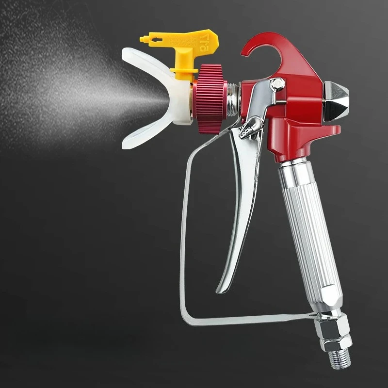 

Non-Drip Hand Screw Nozzle Holder, Aluminum Alloy Airless Paint Sprayer Nozzle Guard, Tool-Free Replacement for Spray Guns