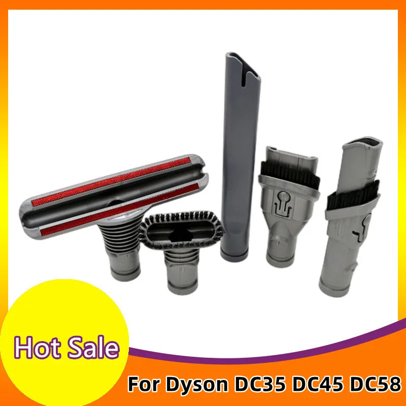 Kit de accesorios de repuesto para Dyson DC35/DC45/DC58/DC59/DC62/V6/DC48, cepillo de escalera, piezas de aspiradora Crevice, 5 piezas por juego