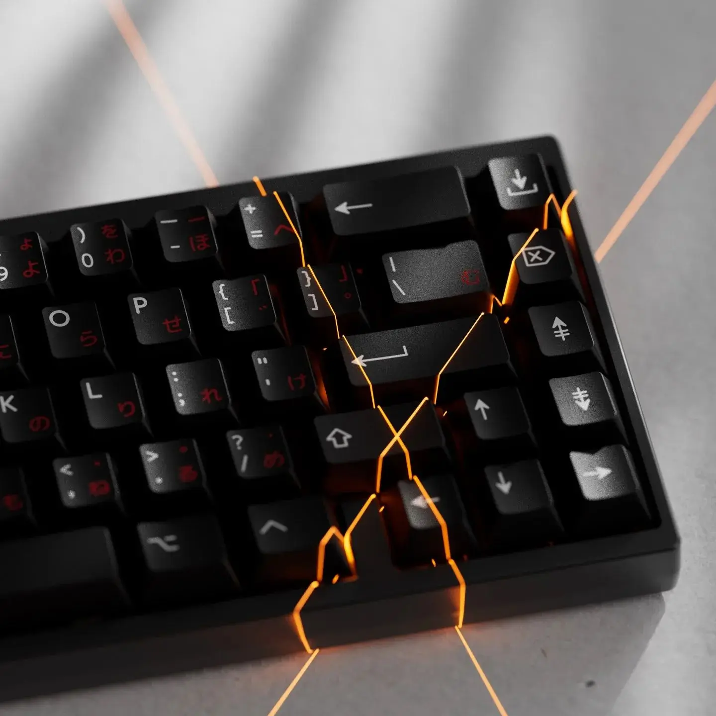 Base kit] PBTfans Crosshair PBT Material Tripleshot Cherry Profile
