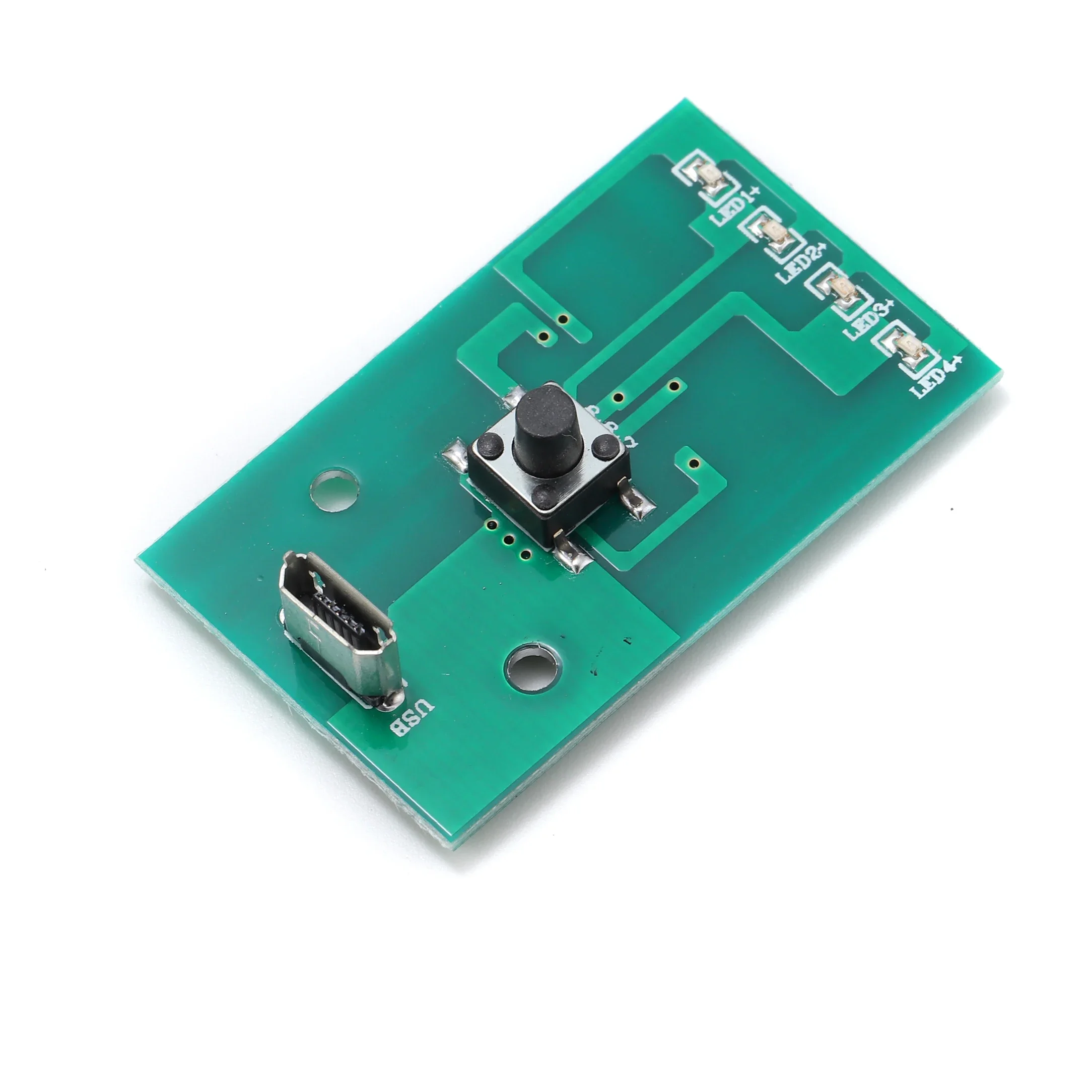 Strong flashlight driver board DIY circuit board Type-C charging port integrated charging and discharging module