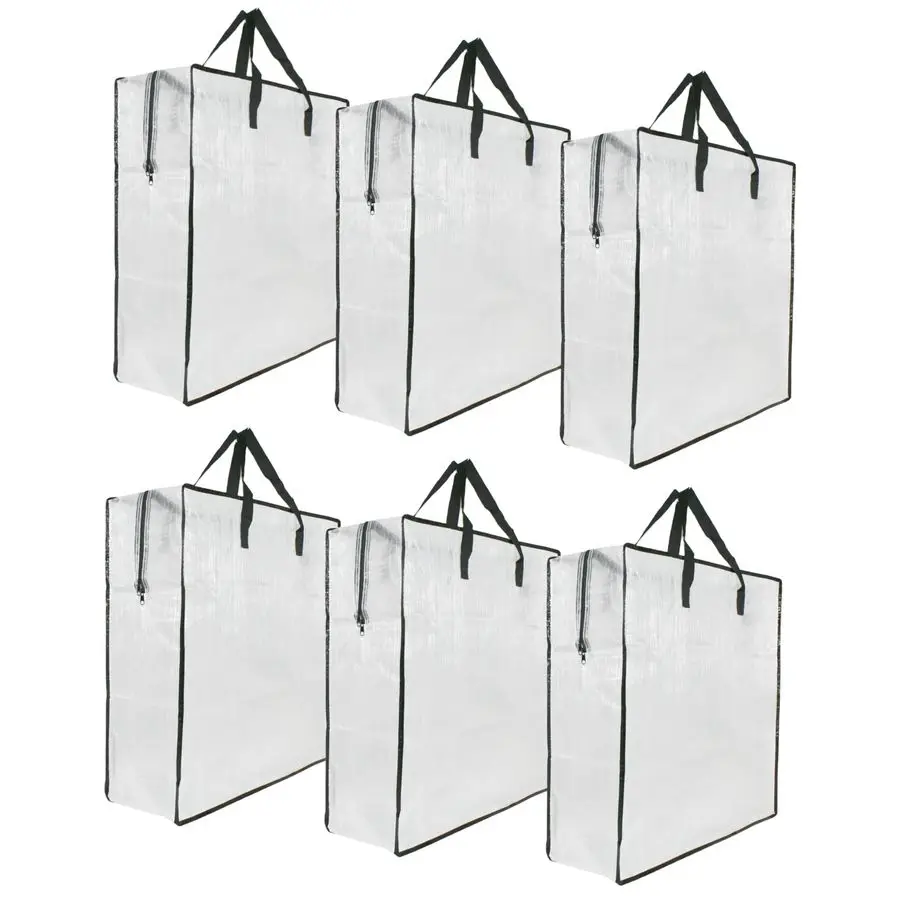 

Pack Clear Storage Bags with Zipper and Handles, Blanket Bags For Closet Storage, Moving and Packing Supplies for College, Under