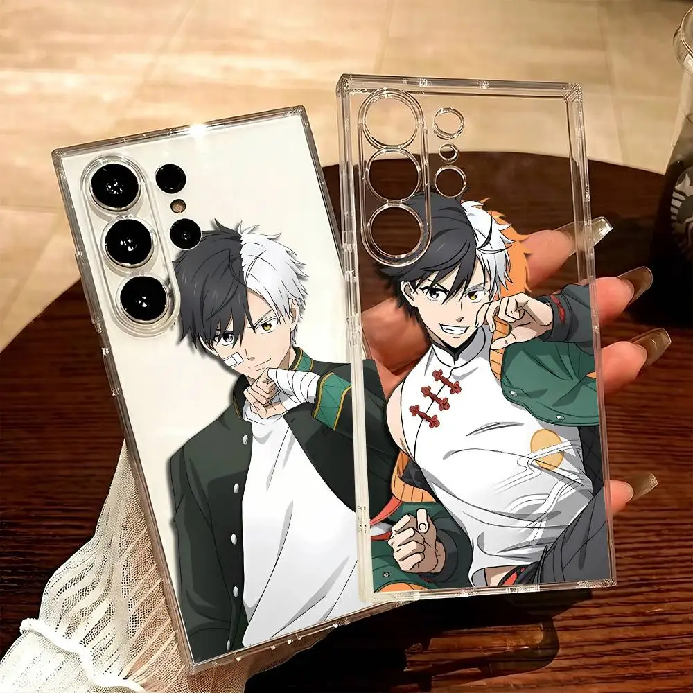 Sakunyan Wind Break Haruka  Phone Case For Samsung S25,S24,S21,S22,S23,S20,Ultra,Plus,lite,fe,5G Transparent Cover