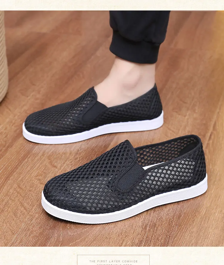 � Lässige Turnschuhe für Herren, Sommer, atmungsaktives Mesh, leicht, günstig, kostenloser Versand ​ – Detail 3