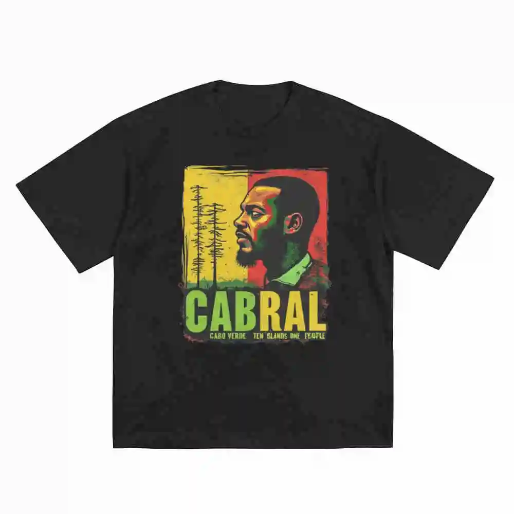 Cape Verde Inspired National Pride Short Sleeve Tee 100% Cotton T-Shirt