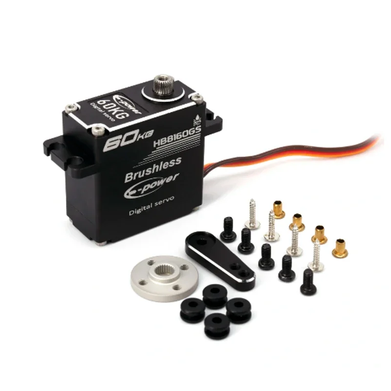 Ep bürstenloses servo 60kg wasserdichte rc digitale servomotoren metall getriebe 14v hv für rc kriecher auto roboter traxxas scx10