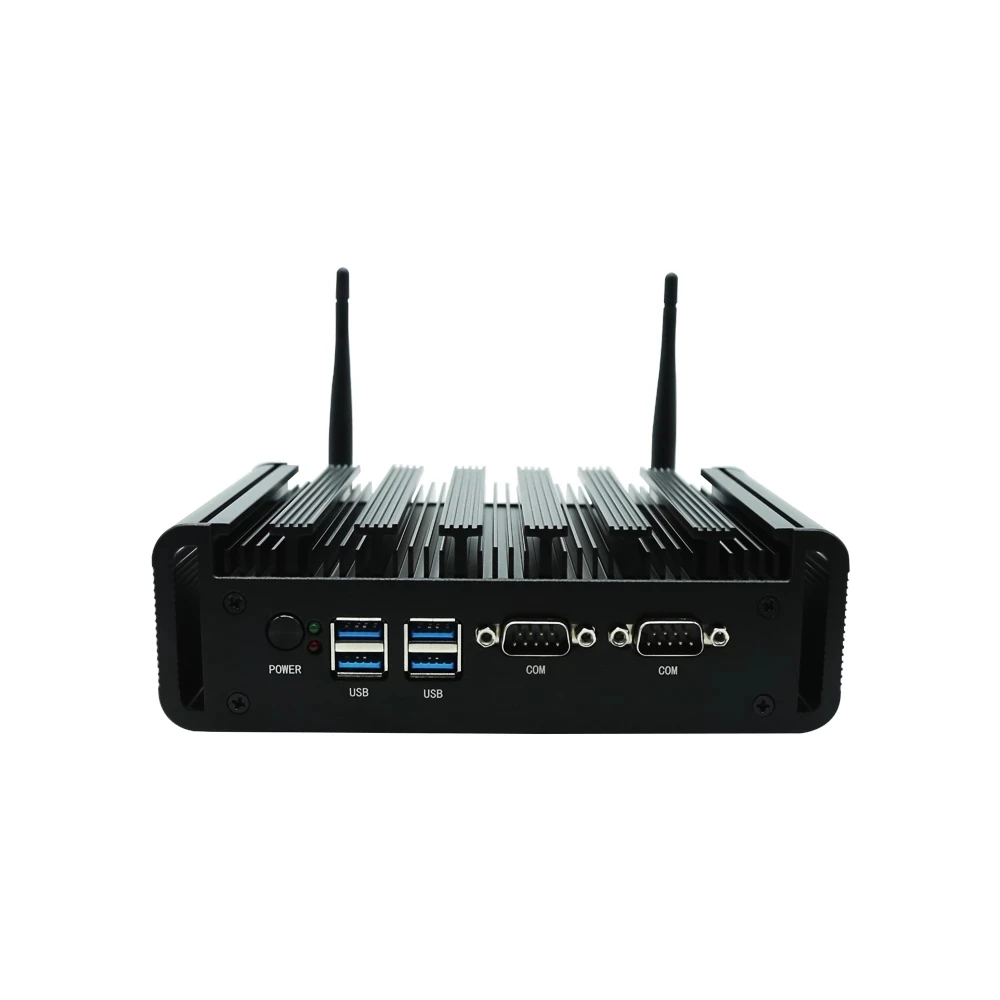 Промышленный встроенный компьютер I3 8145U 10110U I5 8265U 10210U i7 8557U Dual LAN Dual COM с 3 дисплейными портами Win10 Pro, мини-ПК без вентилятора