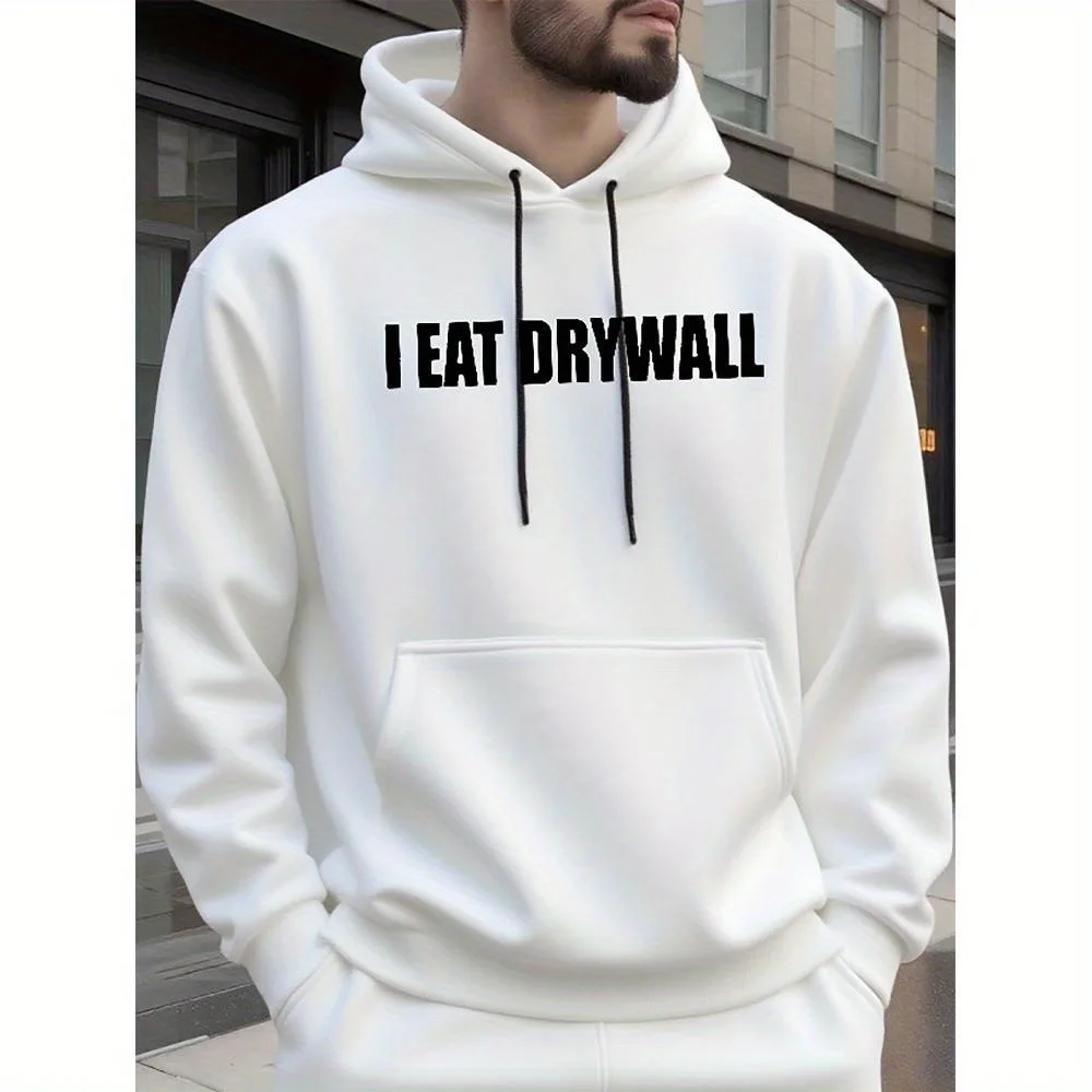 سويت شيرت رجالي فضفاض بقلنسوة 270 جرام، بلوفر أسود ملابس الشارع، هوديس كاجوال على الطراز الأمريكي، مناسب لفصول الشتاء