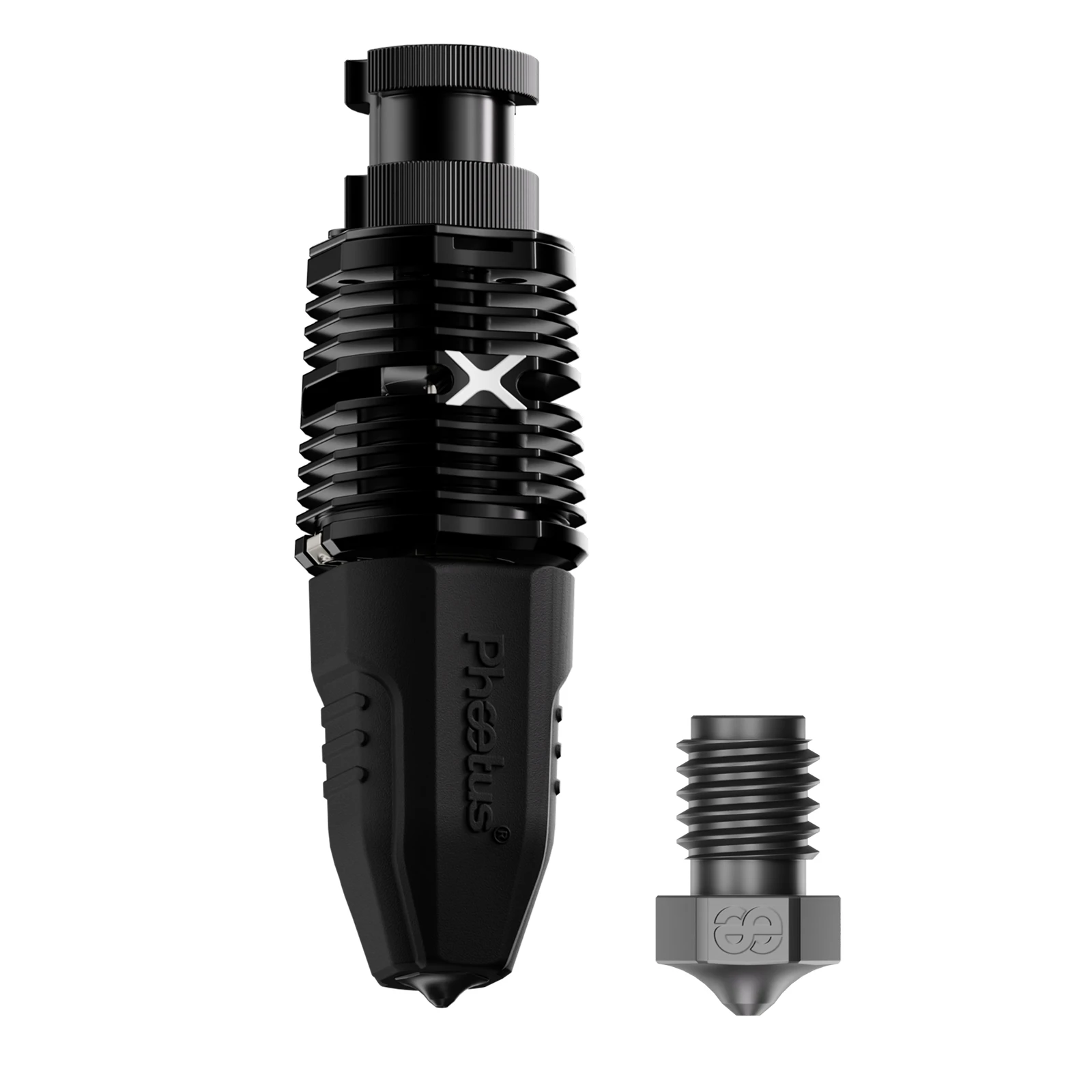 Phaetus Rapido X Hotend Hochgeschwindigkeitsdruck 1000mm/s+ Liber Modulwechsel V6 EndCoat Düse DIY Universalhalterung 3D-Drucker-Teile