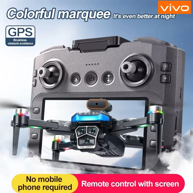 Xiaomi A14 Pro max GPS بدون فرش 8K كاميرا ثلاثية HD تدفق بصري ذكي لتجنب العوائق طائرة رباعية قابلة للطي RC بدون طيار