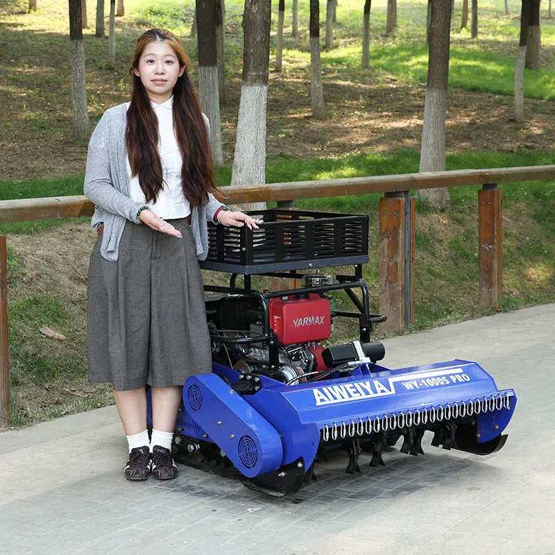 Customized CE Certified Lawn Mower Household Robot Lawn Mower,Crawler RC 4-Stroke Lawn Trimming Equipment
