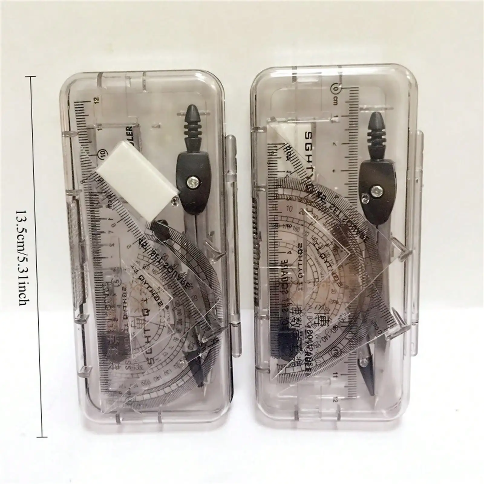 Drawing Tools Set (Includes Compass, Protractor, Ruler, Triangle Set, And Writing Instruments) - Durable Mathematical Tools For Students, Teachers, Engineers, And Architects SS260826110584110488068