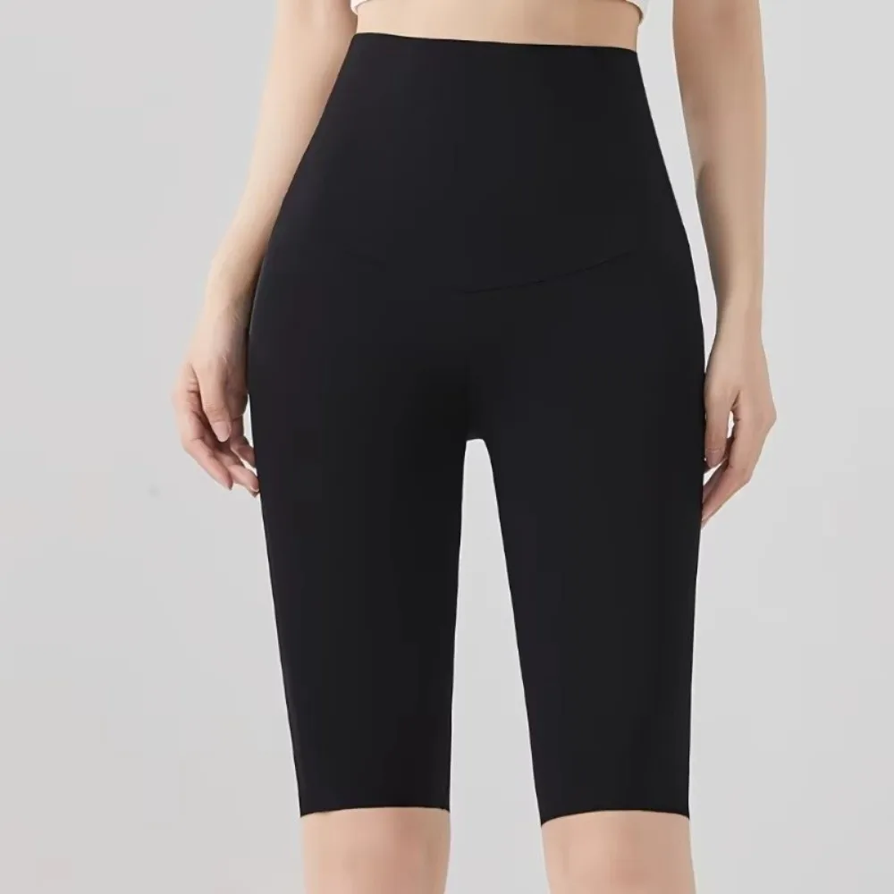 Soft High Waist Safety Shorts Pants Elastic Ice Silk High Waist Shorts Breathable Under Skirt Shorts Women