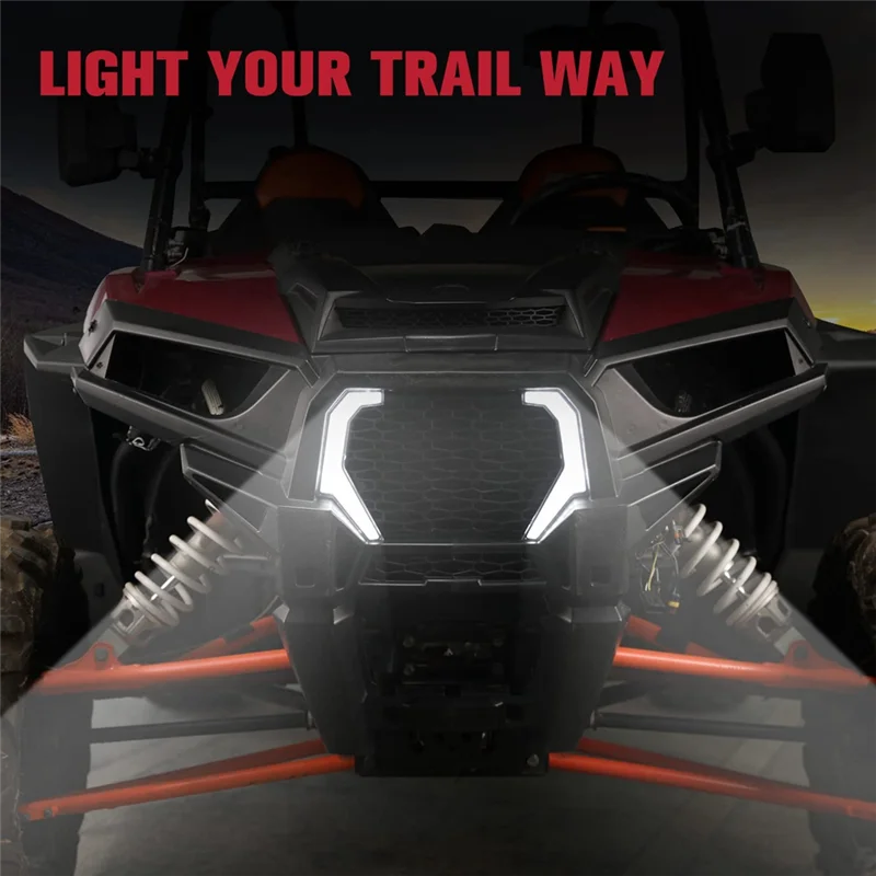 

Front Fang Accent Lights Kit, Signature Light With LED Turn Signal For Polaris RZR XP 4 1000/RZR 900 XC 900S Accessories