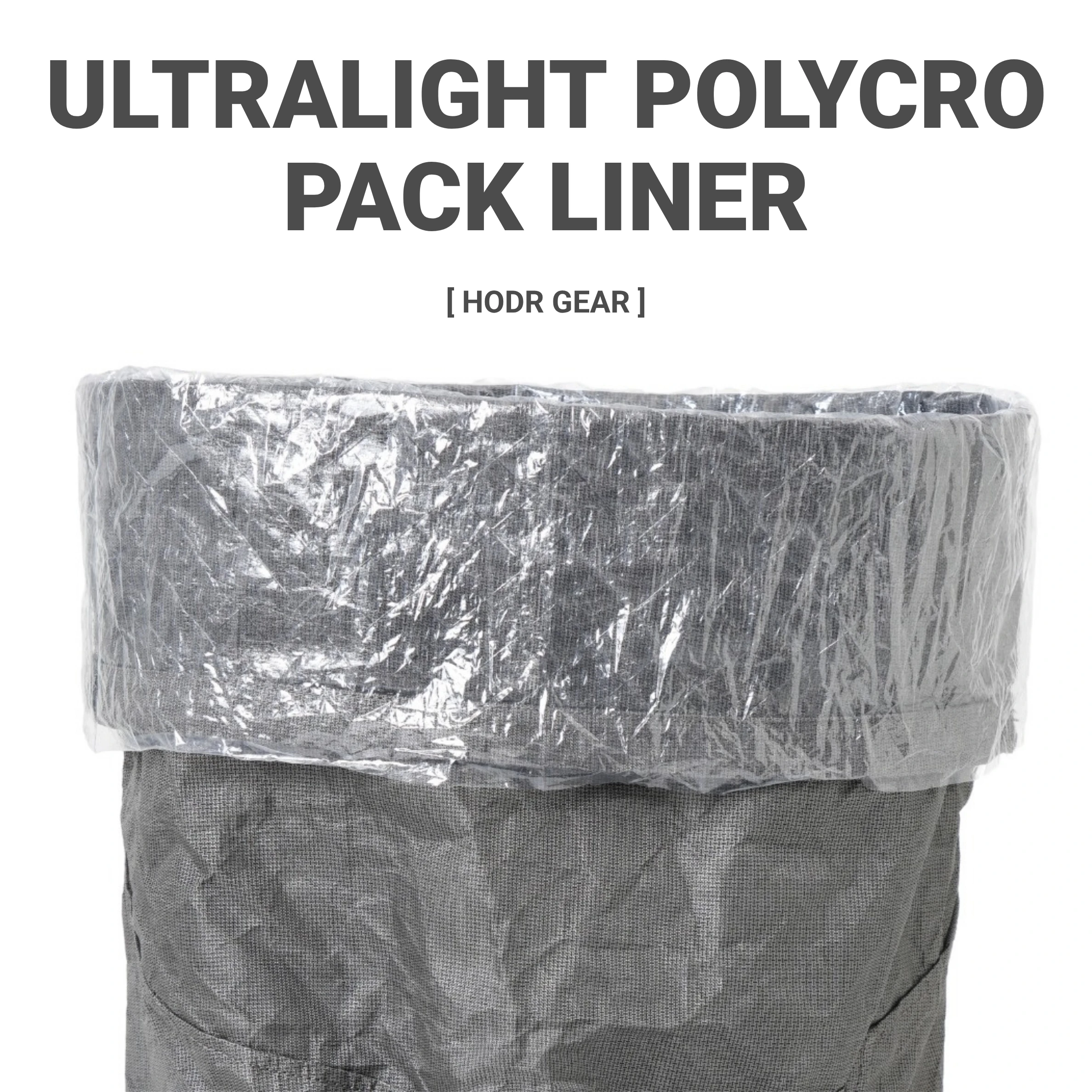 Backpack Liner Bag Packing Ultralight 14g Polycro Inner Dry Bag Waterproof Storage for Hiking, Trekking,UL Camping Gear