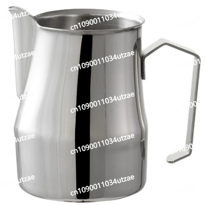 Stainless Steel Crane Mouth Beating Tank Pointed Mouth Italian with Scale Big Belly Coffee Cup Latte Utensils