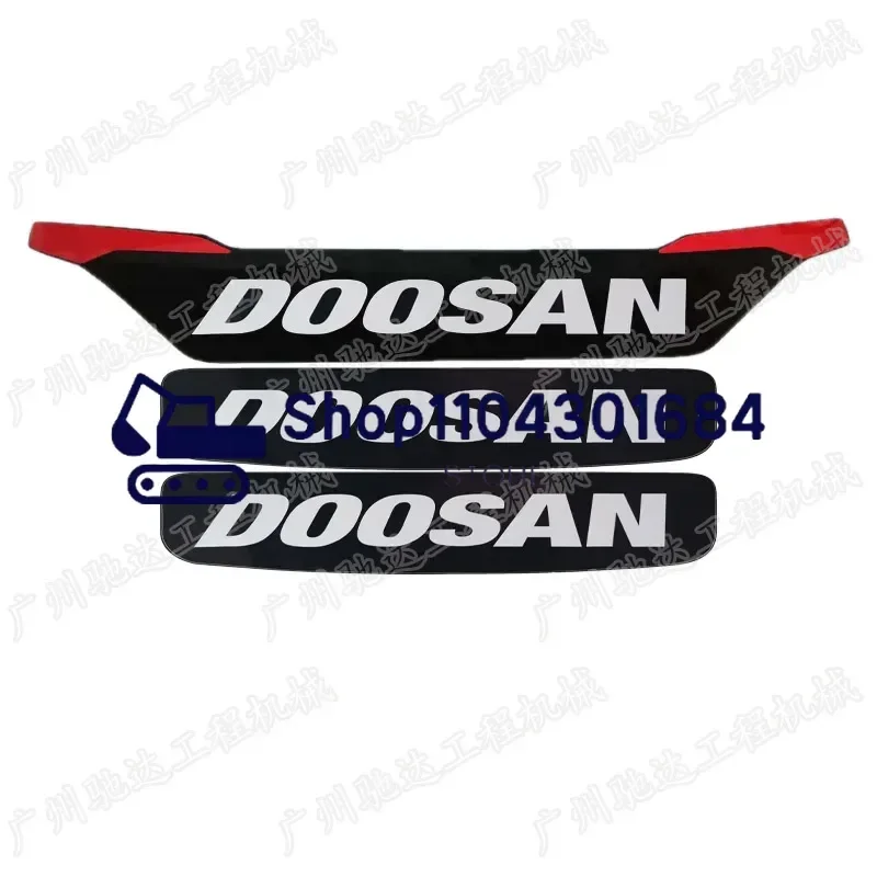 Doosan Dx150 220 225 230 260 300 380 420 520-9c Car Logo Side Door Stickers