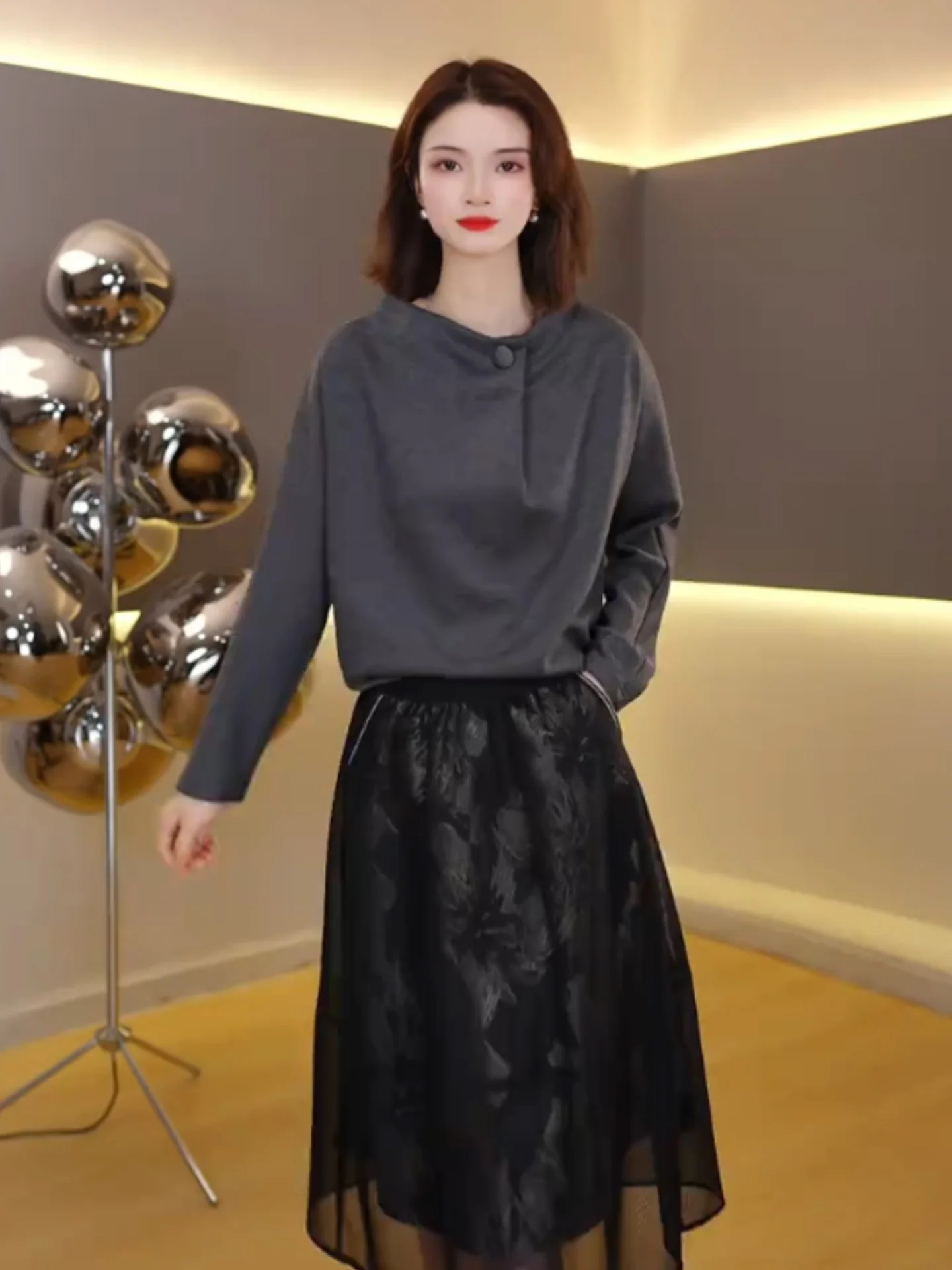 

Модная женская универсальная футболка с длинным рукавом, дизайнерская модель, осенний топ, высококачественный европейский бренд Camere