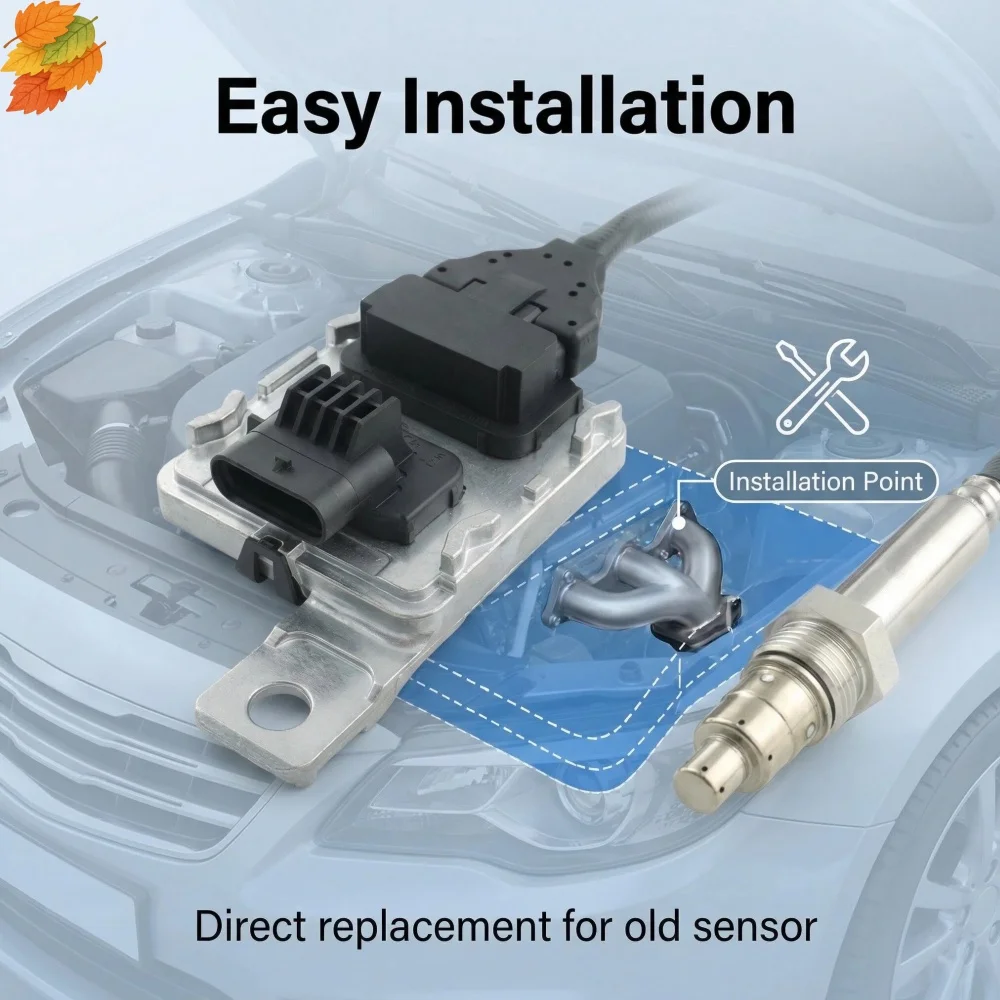 

The brand-new nitrogen oxide sensor 04L907805AT 6PN358307031 for VW Caddy IV MPV1.6SRE/2.0TDI 4motion Nitrogen Emission Euro VI