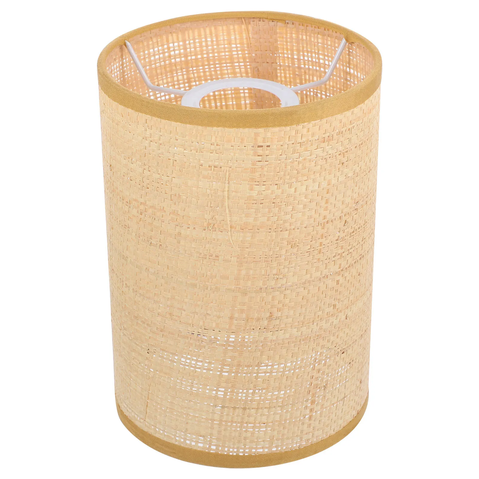 

Woven Rattan Lampshade Rustic Farmhouse Decorative Lamp Shade for Table Lamps Floor Lights E27 E14 Unique Modern Lamp Shade