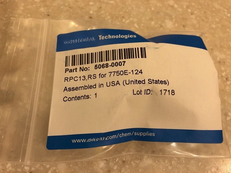 

For Agilent 2-position-6-pass 1200 Bar Rotor Seal