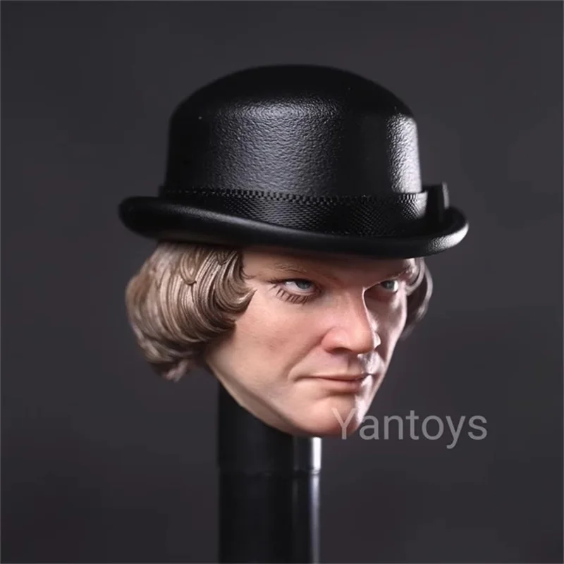 Yantoys JR04 1/6 ทหาร Malcolm McDowell หัวแกะสลักของเล่น 12 ''Action Figures Body ในสต็อก