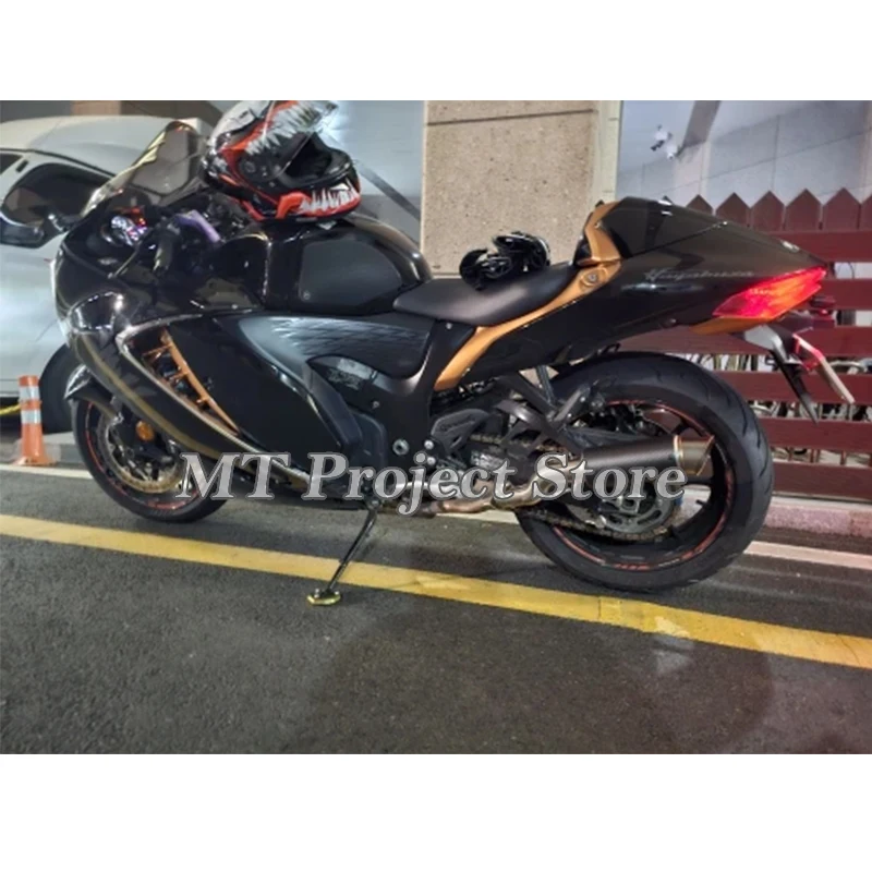 Slip On For Suzuki Hayabusa GSXR1300 GSXR 1300 2021 2022 2023 Motorcycle System Exhaust Escape Double Muffler Middle Link Pipe