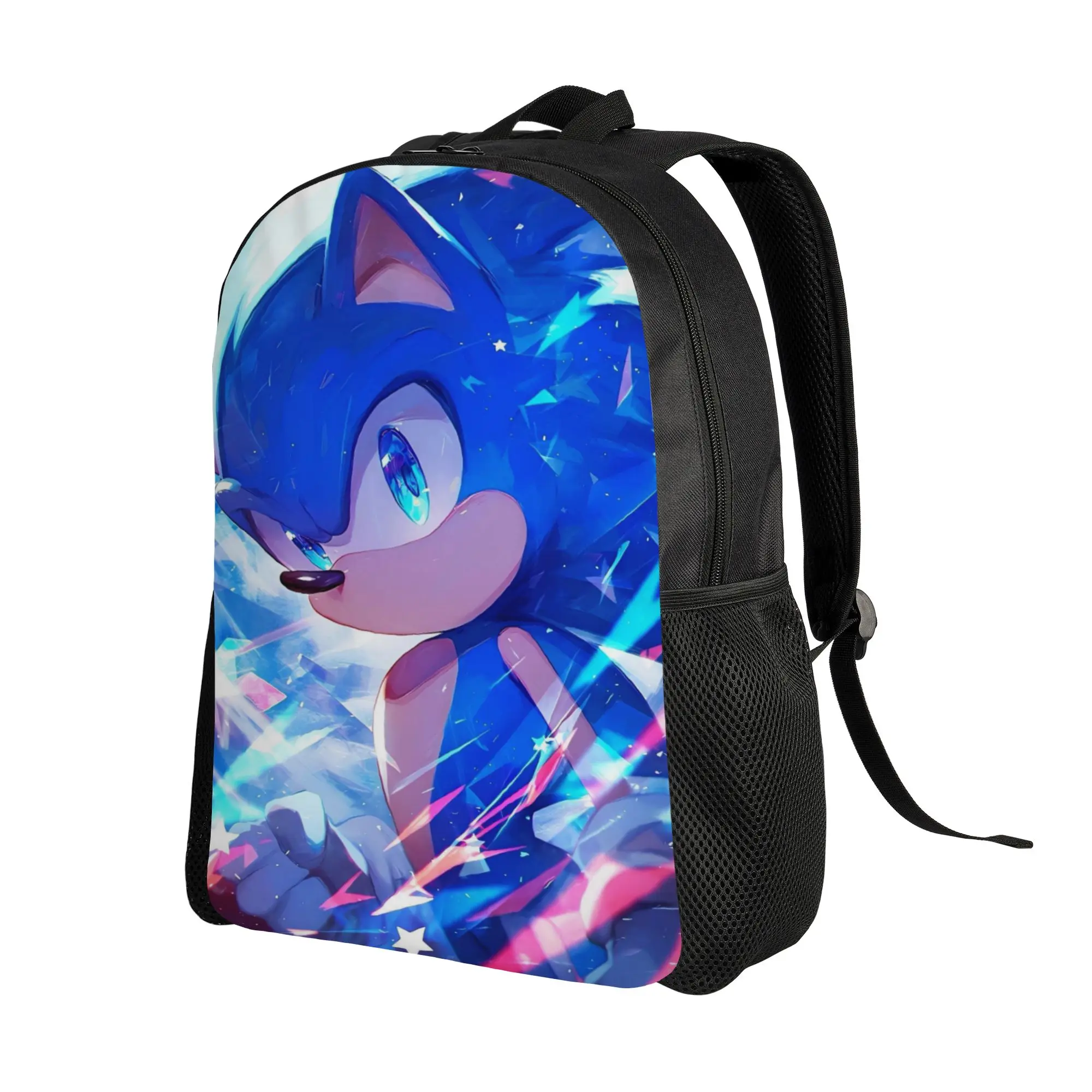 Sonices the H-Hedgehogs Backpack  Streetwear Backpacks Male Camping Big School Bags Custom Rucksack