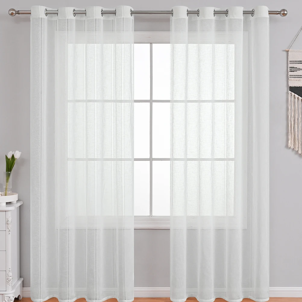 

Finished Curtains Turquoise Polyester Decorative Window Curtain Short Valance Door Scarf Bedroom Living Room Balcony Decor