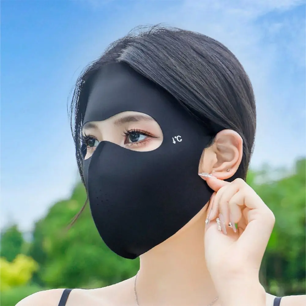 Nueva máscara de protección solar resistente a los rayos UV, máscara facial completa sin rastro transpirable en forma de V, herramientas finas de protección solar