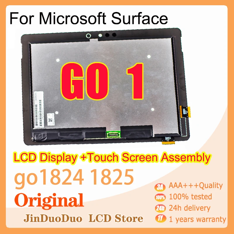 original para microsoft surface go 1824 1825 display lcd de toque digitador da tela para microsoft surface go display substituicao 101 01