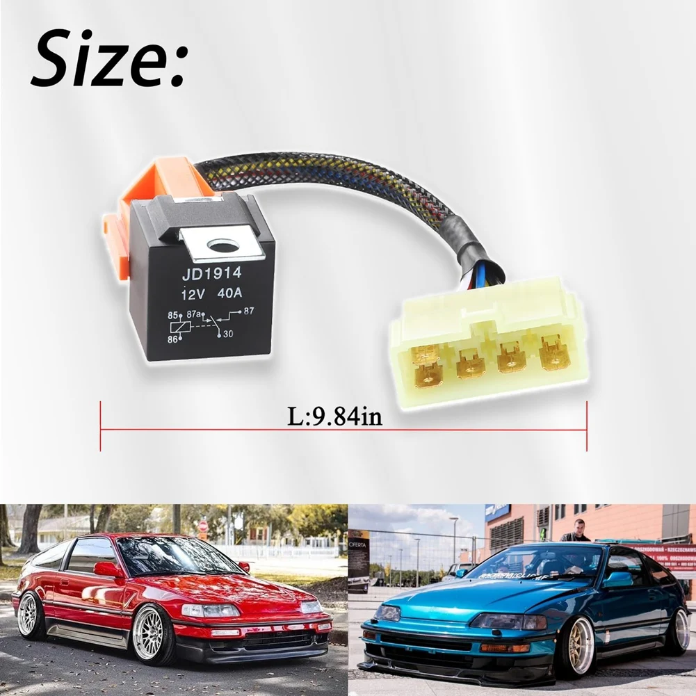 AB16-39400-SH3-003 Nuevo kit de conversión de relé principal para Honda 88-91 Civic/CRX 86-93 Integra 86-90 Legend