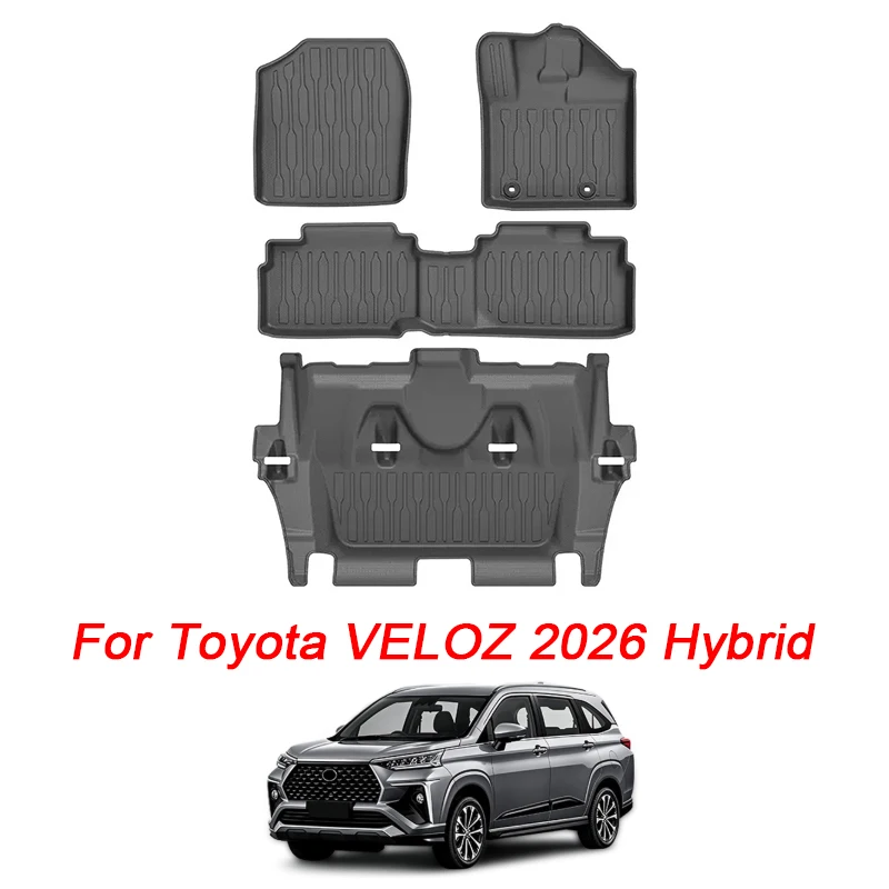 Right Drive for Toyota VELOZ 2026 Hybrid All -Weather Floor Mats Foot Mat Cargo Liner Trunk Pad Car Interior Accessories