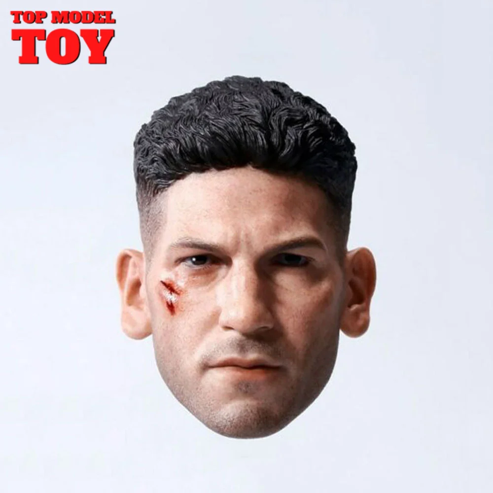 

1/6 Jon Bernthal PVC Male Head Sculpture Fit 12" Soldier Action Figure Body Dolls Toy