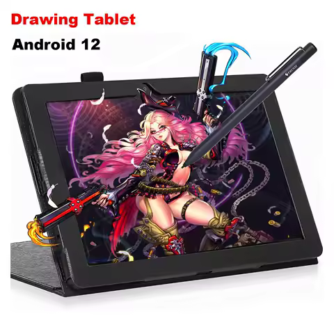 Frunsi Standalone Drawing Tablet Pad with Android 13 No Computer PC Needed 10 Inch IPS HD Screen WiFi Bluetooth HDMI USB-C