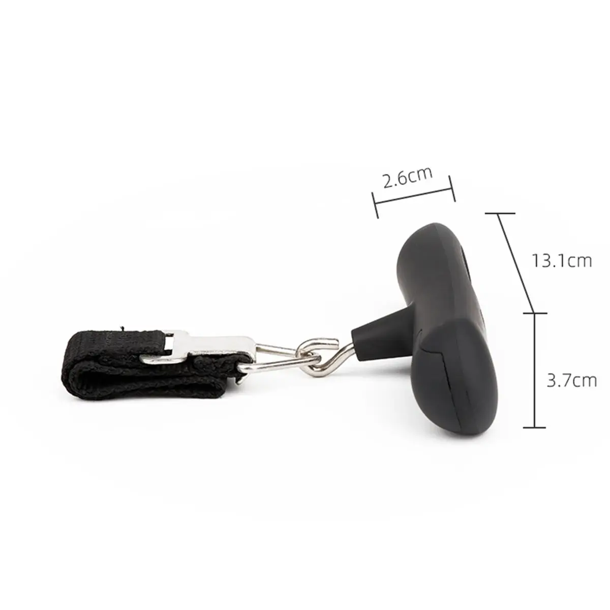 1pc 50kg Handheld Luggage Scale, Small Portable Electronic Scale, Luggage Scale, Dual-Color Display, Extra Large Screen