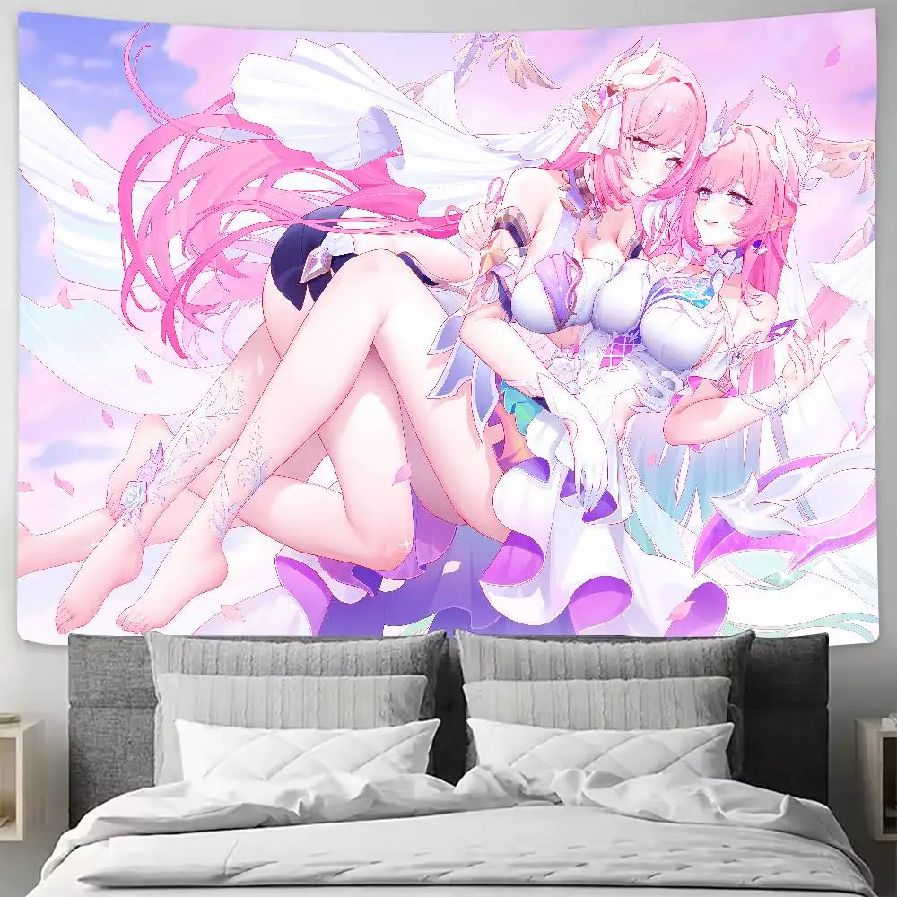 

Большой популярный игровой гобелен Cyrene для девочек, популярное украшение комнаты, настенный гобелен, художественная комната, домашний декор, настенный художественный декор