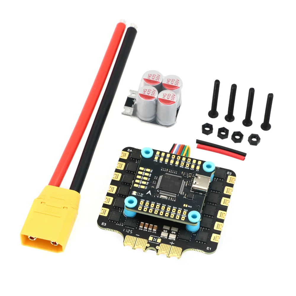 2026Sologood F722 80a 8s 4-in-1 Stack Flight Control Support 2 Cameras Configure Bluetooth 3-8s for Fpv   Partsunique