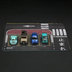 Model 1:64 Scale Car Scene Mat Road Scene Parking Lot Mat For Diecast Car Toy Scene Display Simulation Scene Vehicle Mouse Pad