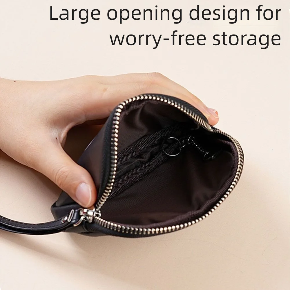 New Cartoon Panda Coin Purse PU Leather Portable Mini Change Wallet Lipstick Storage Bag