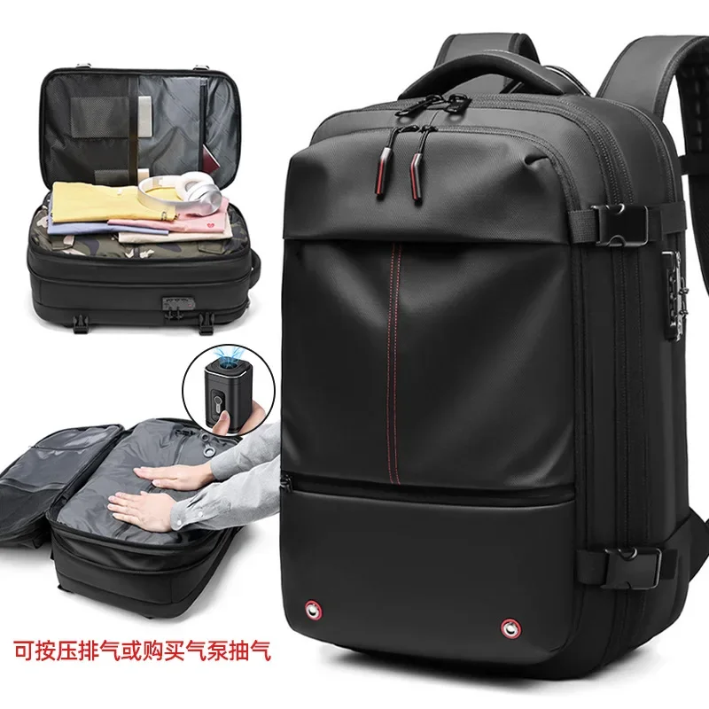 Travel Vacuum Backpack Men's Business Multifunctional Computer Bag Vacuum Compression Large Capacity Backpack