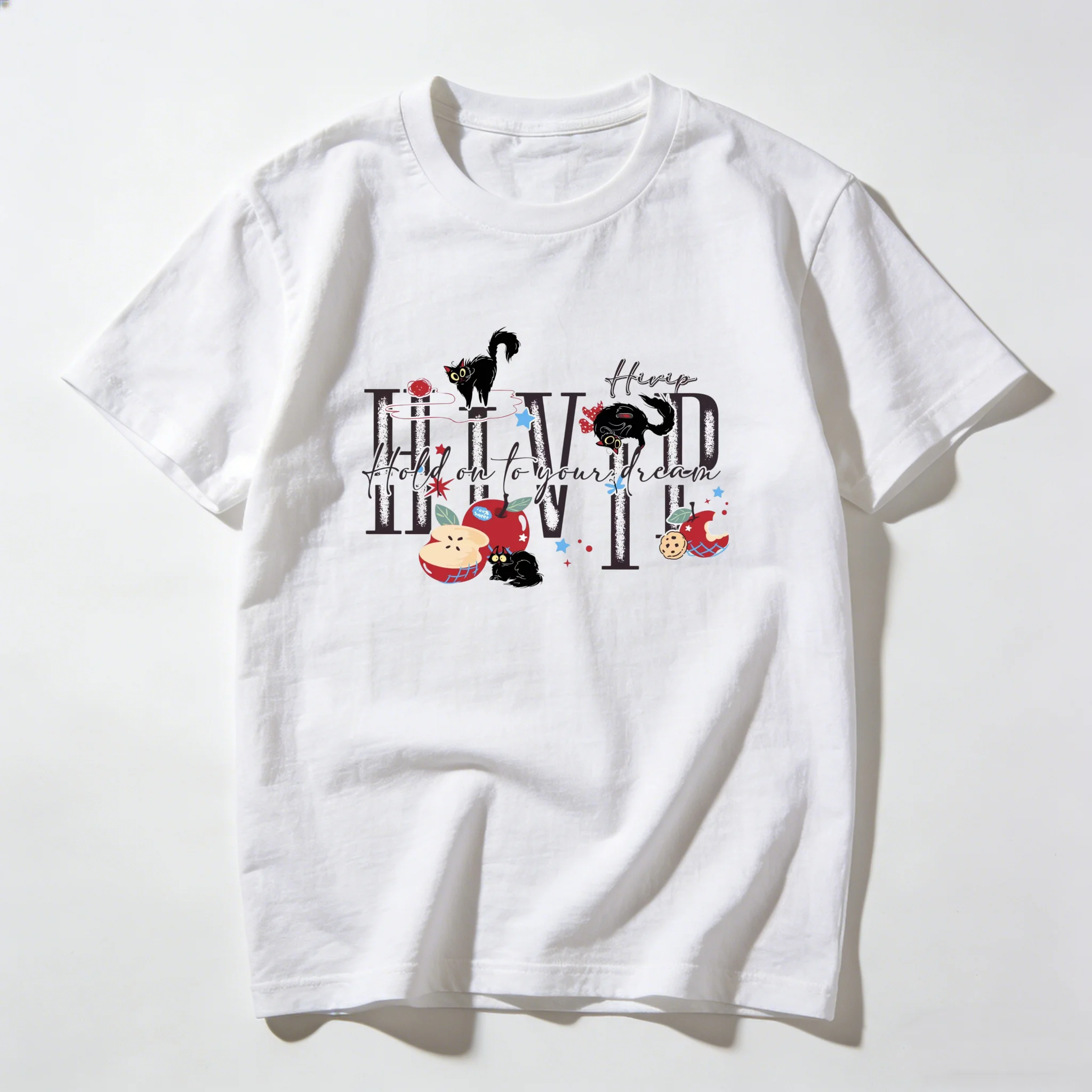 

Темно-синий костюм кота для взрослых и детей! Не отпускайте от себя мечту: универсальная футболка из чистого хлопка для пар и семей с детьми, разноцветная.