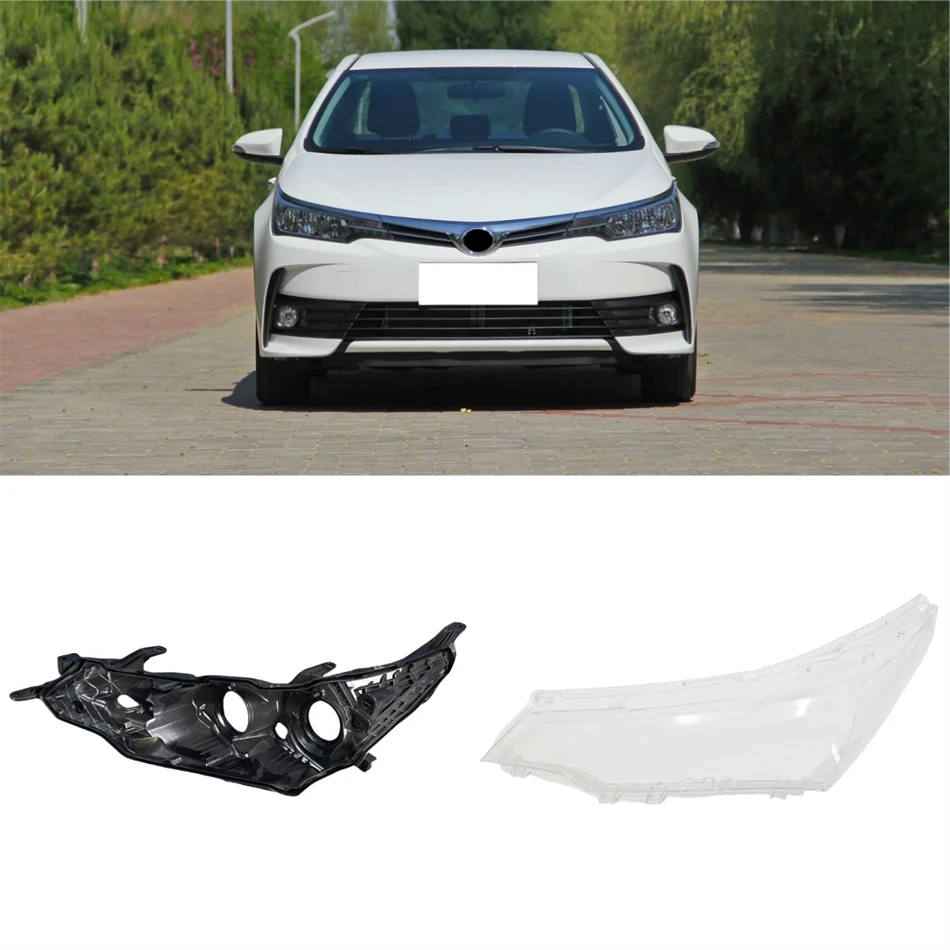 

For Toyota Corolla 2016 2017 2018 Auto Accessories Headlights Lamp Cover Headlight Bottom Shell
