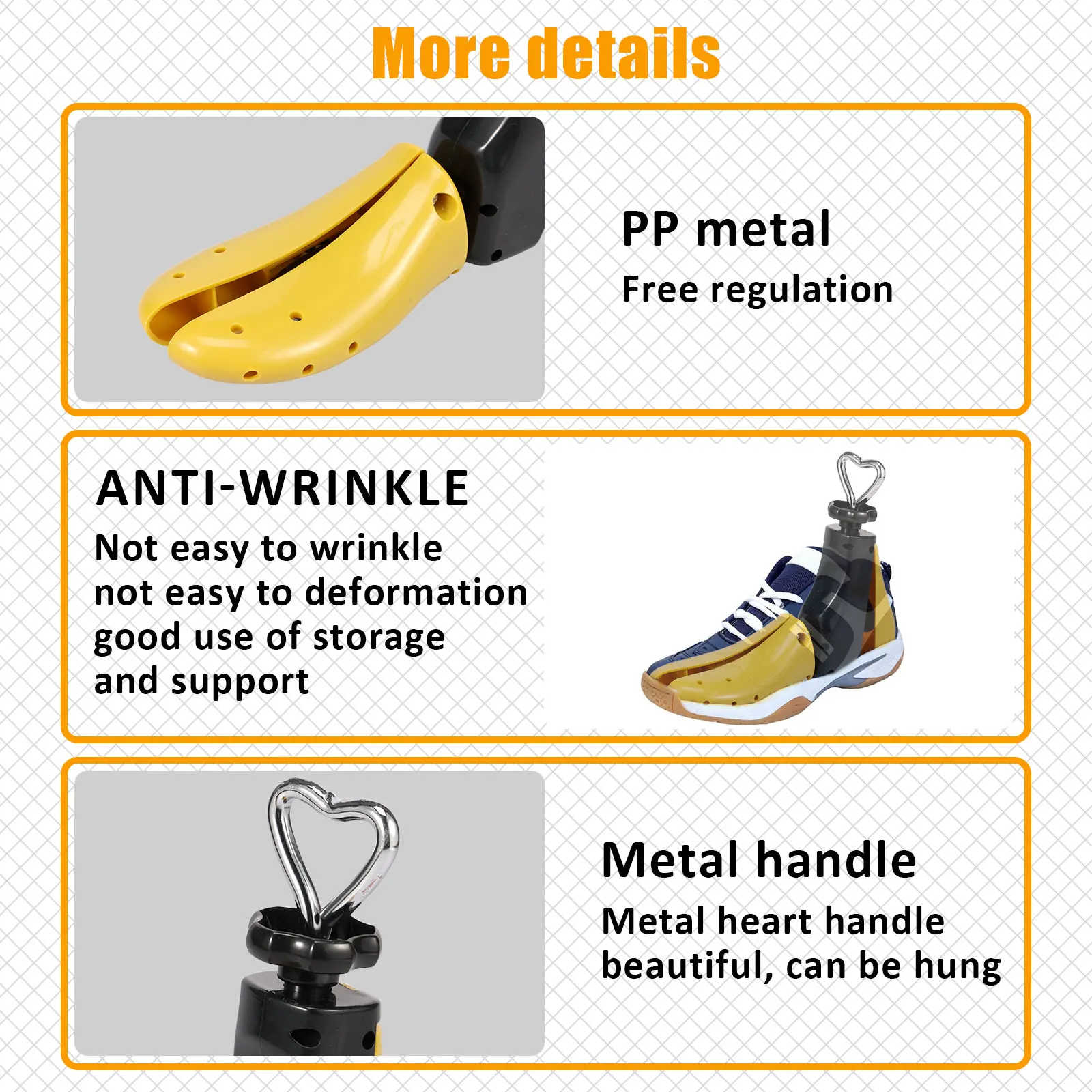 Shoe Stretcher Shoe Trees Expander Adjustable Length Portable Universal Anti-deformation Men Women Boot Shoe Stretcher
