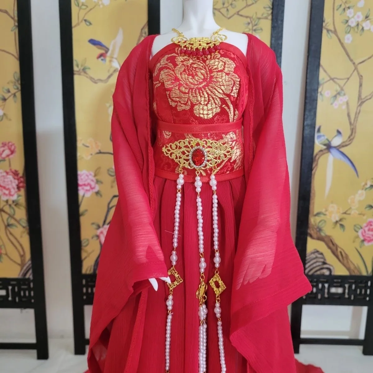 

Clothes For Doll 1/3 1/4 1/6 BJD Doll, Yeluoli/Debisheng/As60/As62 Ancient Red Dress Free Shipping