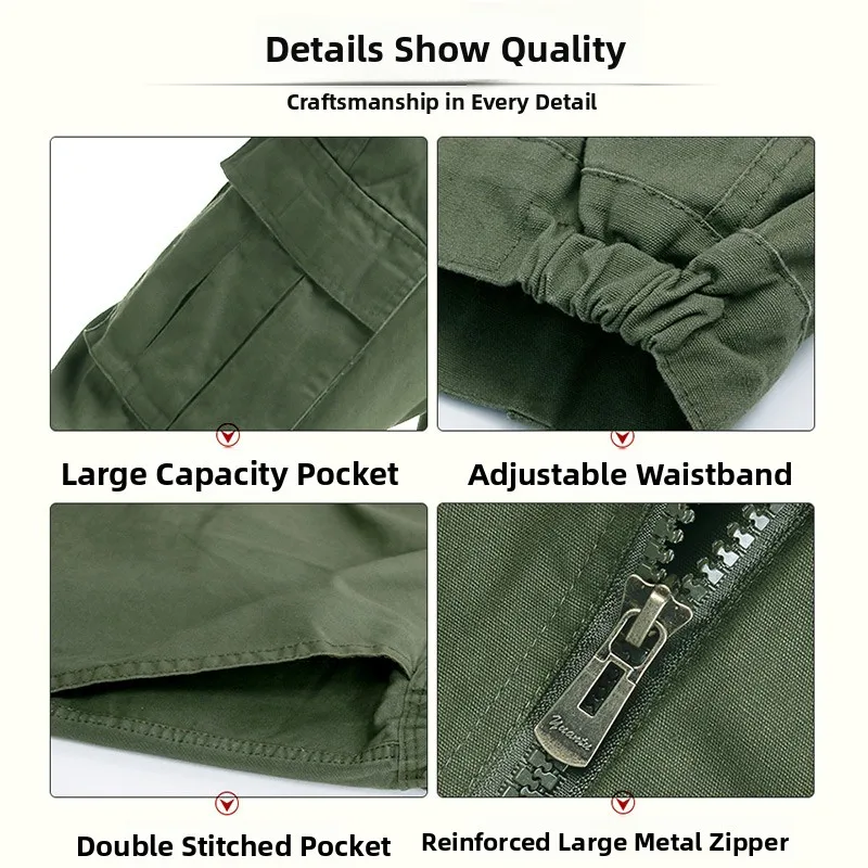 Pantaloni da Lavoro per Uomo, Antifiamma, Resistenti all'Usura, per Cantieri Edili e Saldatori, Abbigliamento da Lavoro