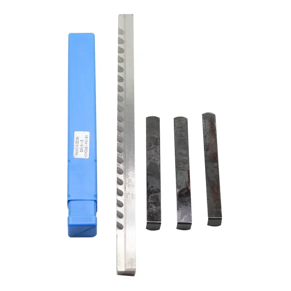 16mm E Push-Type Keyway Broach with Shim Metric Size High Speed Steel for CNC Cutting Metalworking Tool