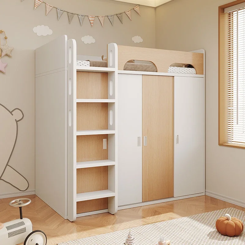 Go to bed and get off the table combination bed 1 meter small apartment children go to bed and get off the cabinet
