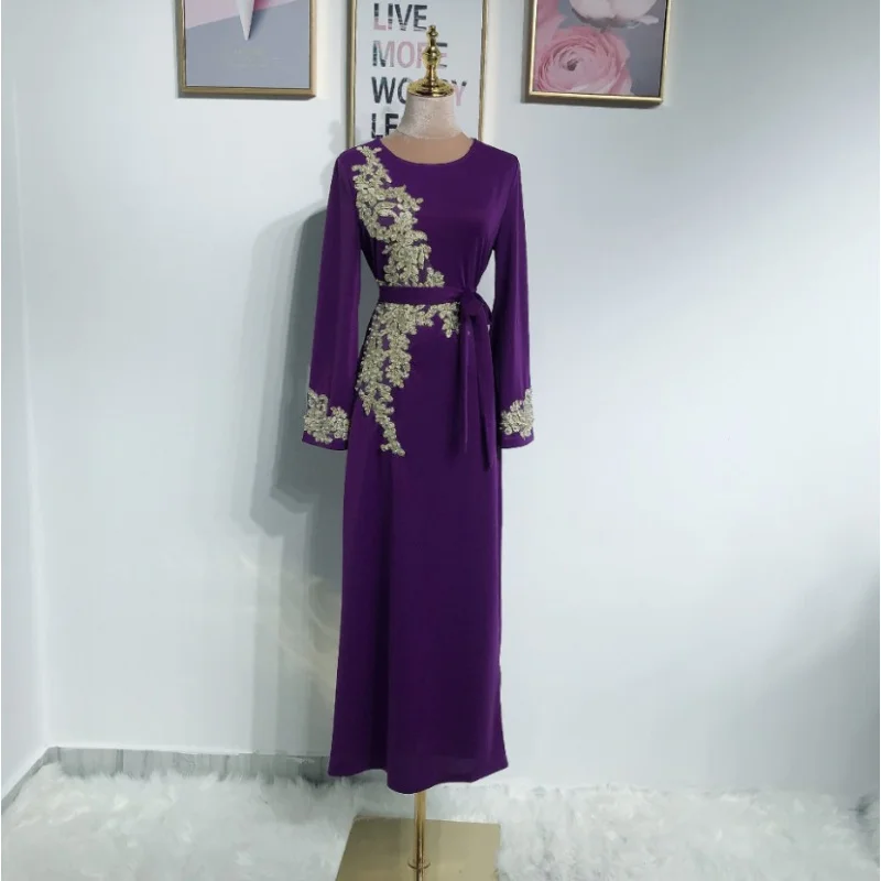 2023 New Top-Selling Product Fashion Elegant Embroidered Slim Women Dress