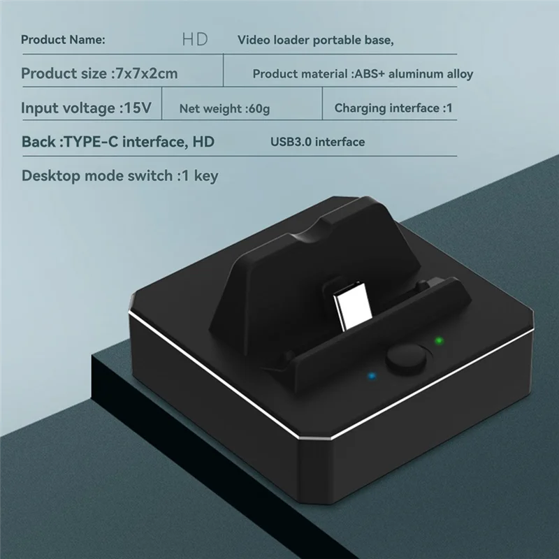 ABBK-Ladestation Ladestation Nintend Switch NS TV-Konvertierungsadapter Typ C – kompatibel