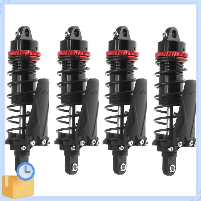 

ABTK-4PC Metal RC Piggyback Shock Absorber Hole To Hole 90Mm For 1/10 RC Crawler Car Trx-4 TRX4 Axial SCX10II D90 CC01 Parts ,Pu